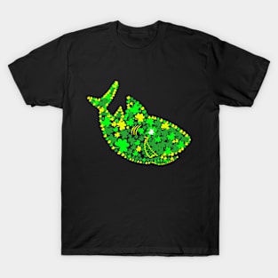 Shark  Lucky Shamrock Clover St Patricks Day T-Shirt